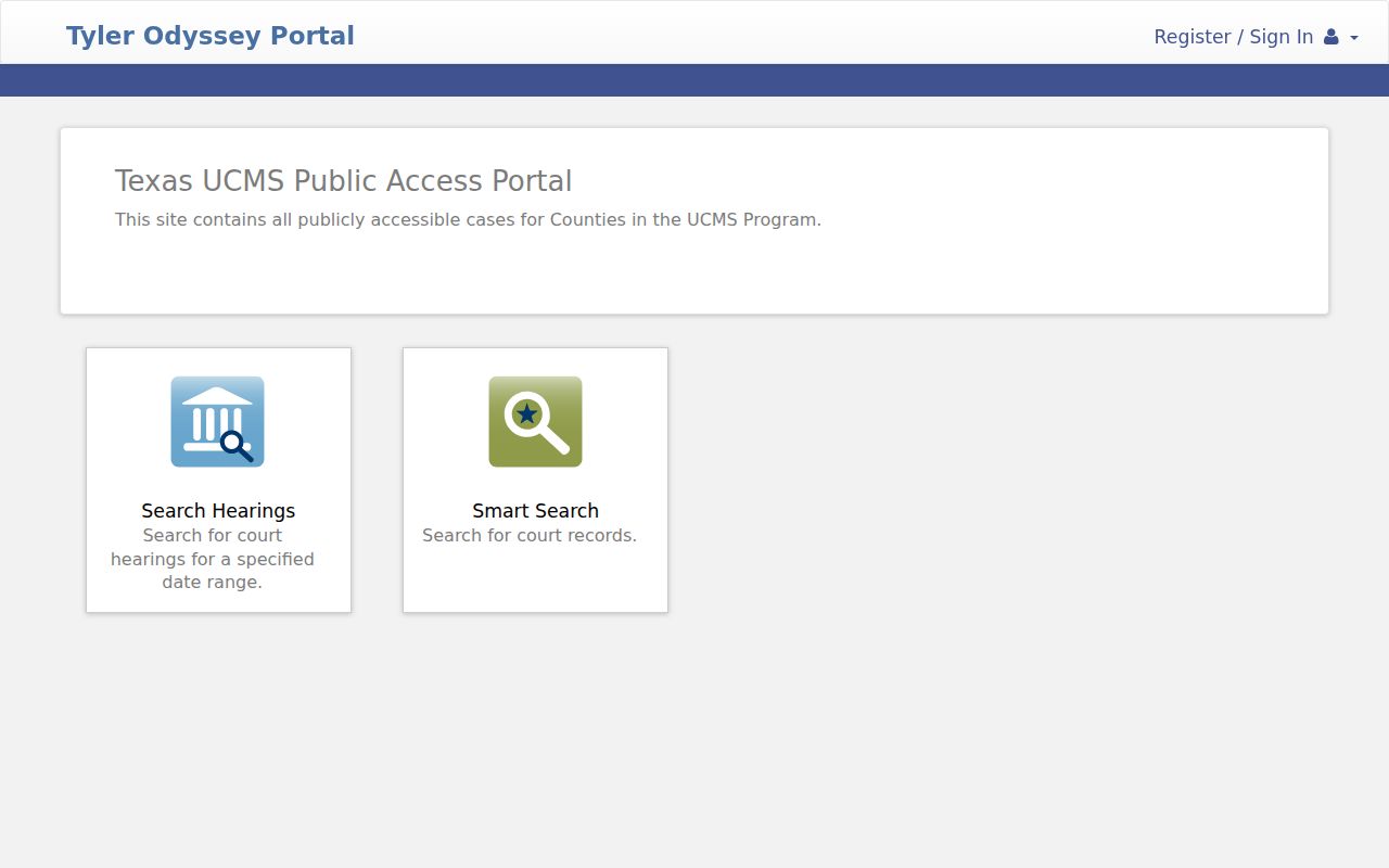 Montague County criminal case records in the Tyler public portal